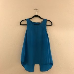 DANIEL RAINN Lorena Split Back Silk Blouse